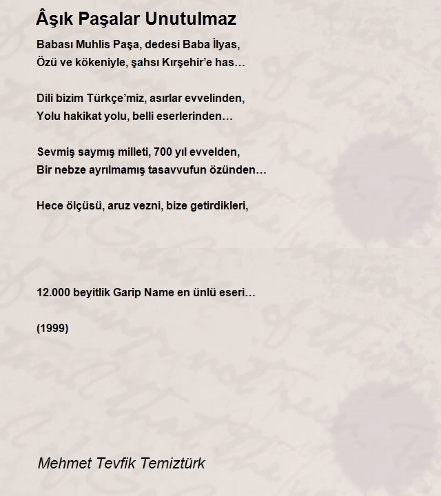 Mehmet Tevfik Temiztürk