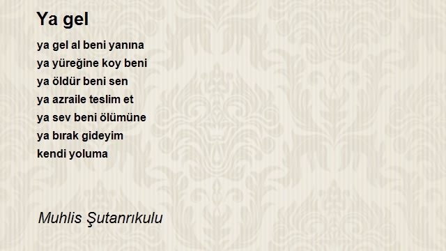 Muhlis Şutanrıkulu
