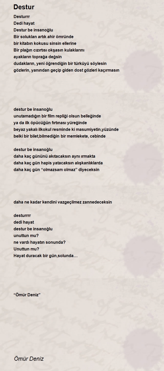 Ömür Deniz