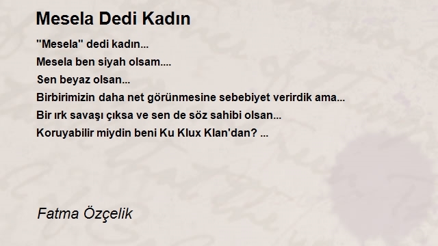 Fatma Özçelik
