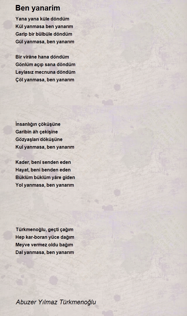 Abuzer Yılmaz Türkmenoğlu