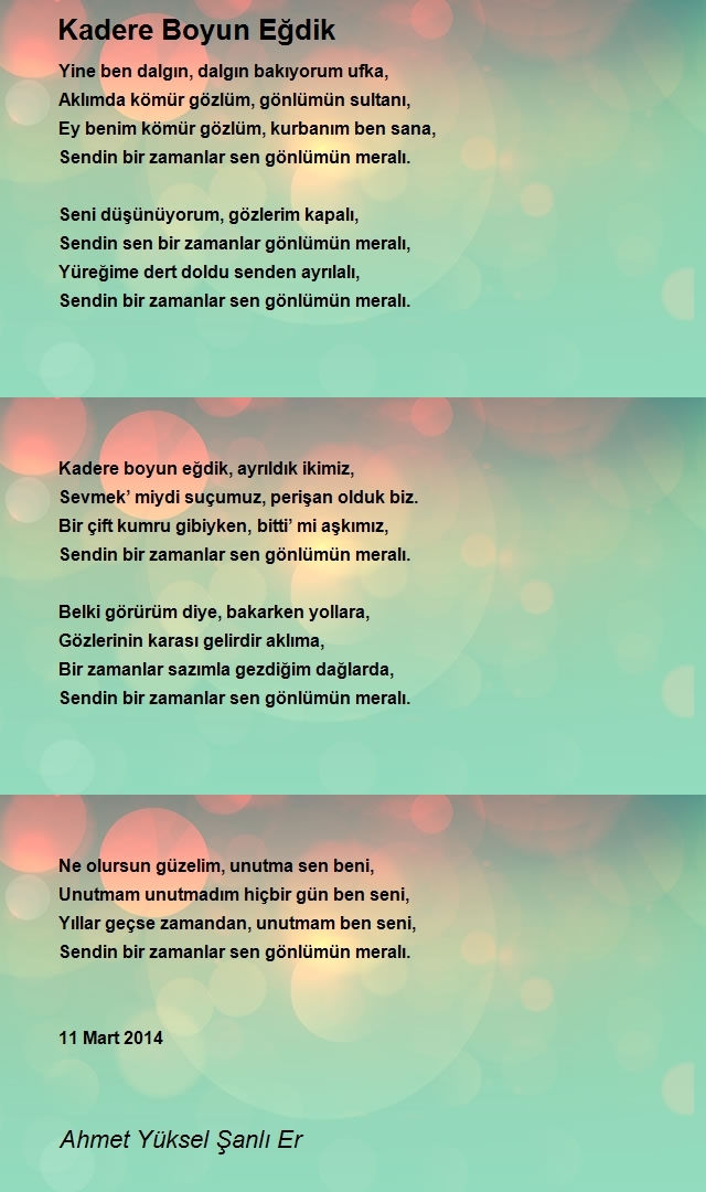 Ahmet Yüksel Şanlı Er