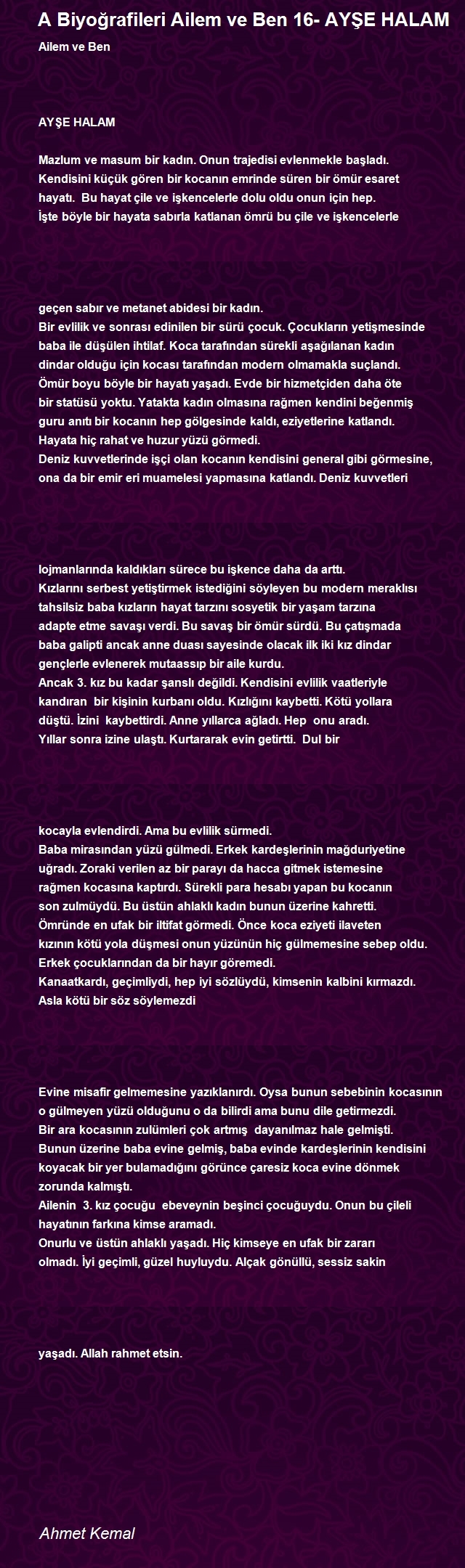 Ahmet Kemal