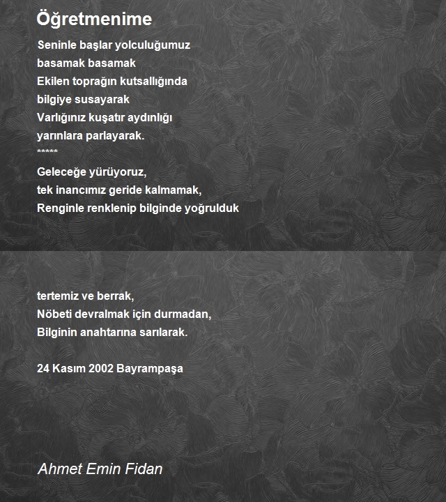Ahmet Emin Fidan