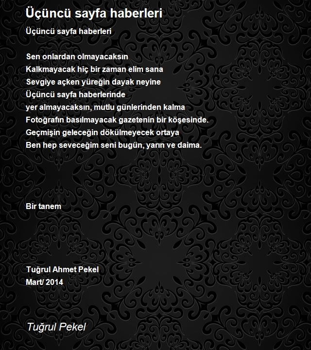 Tuğrul Pekel