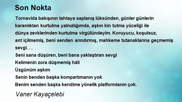 Vaner Kayaçelebi