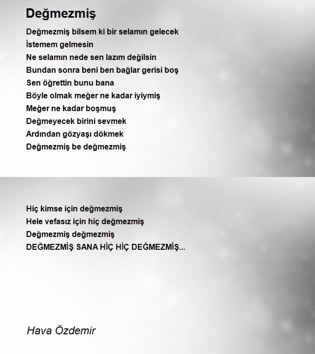 Hava Ersöz Şiirana