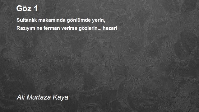 Ali Murtaza Kaya