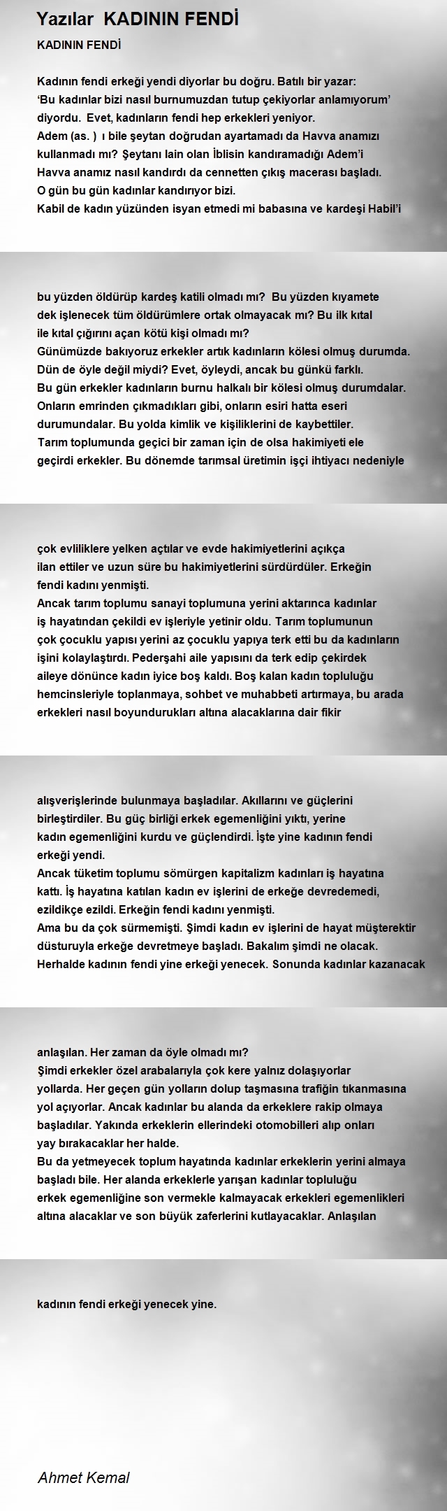 Ahmet Kemal