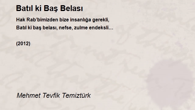 Mehmet Tevfik Temiztürk