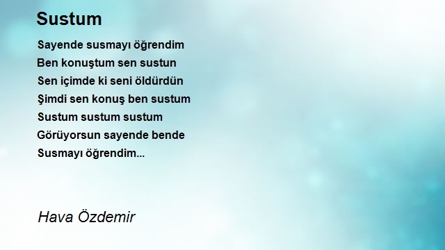 Hava Ersöz Şiirana