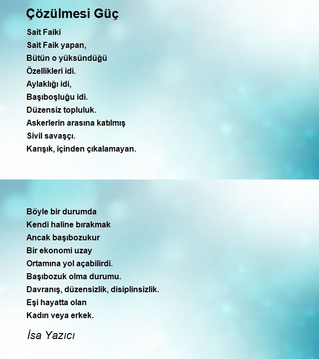 İsa Yazıcı