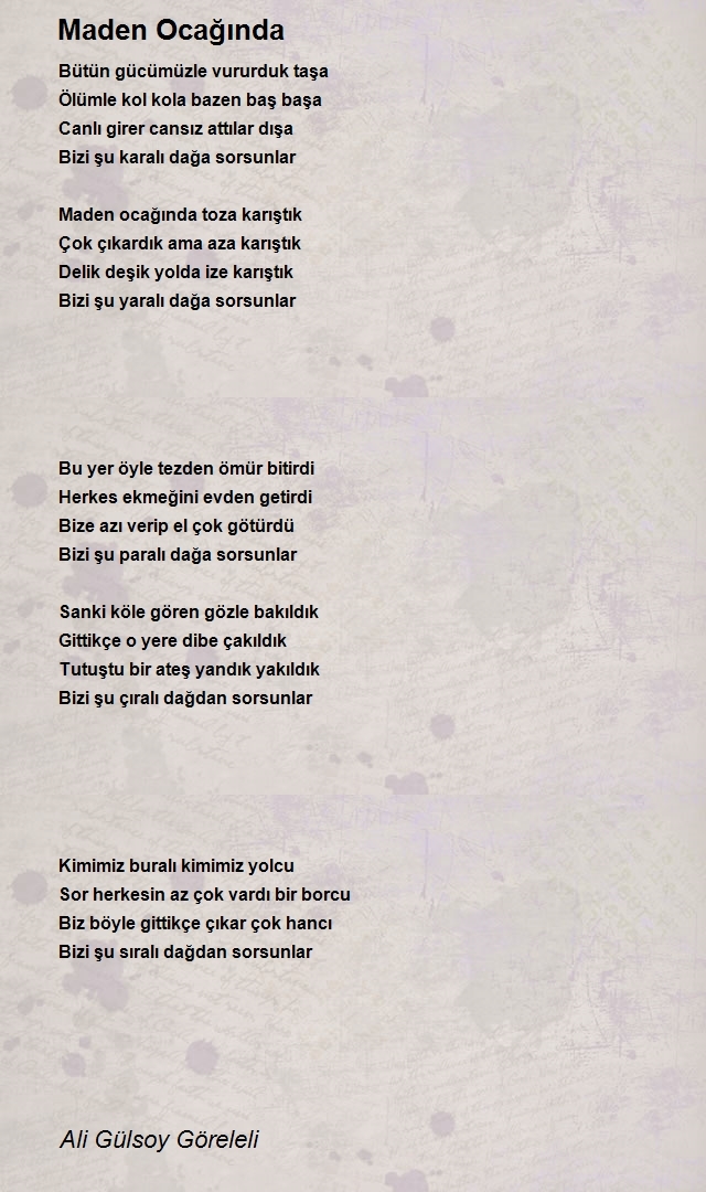 Ali Gülsoy Göreleli