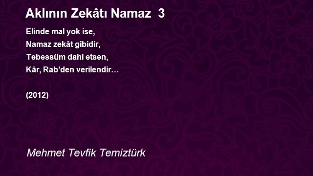 Mehmet Tevfik Temiztürk