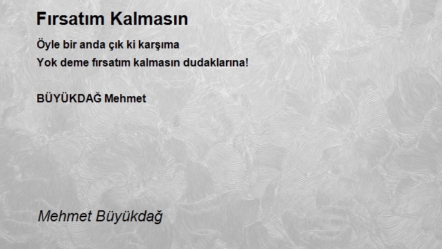 Mehmet Büyükdağ