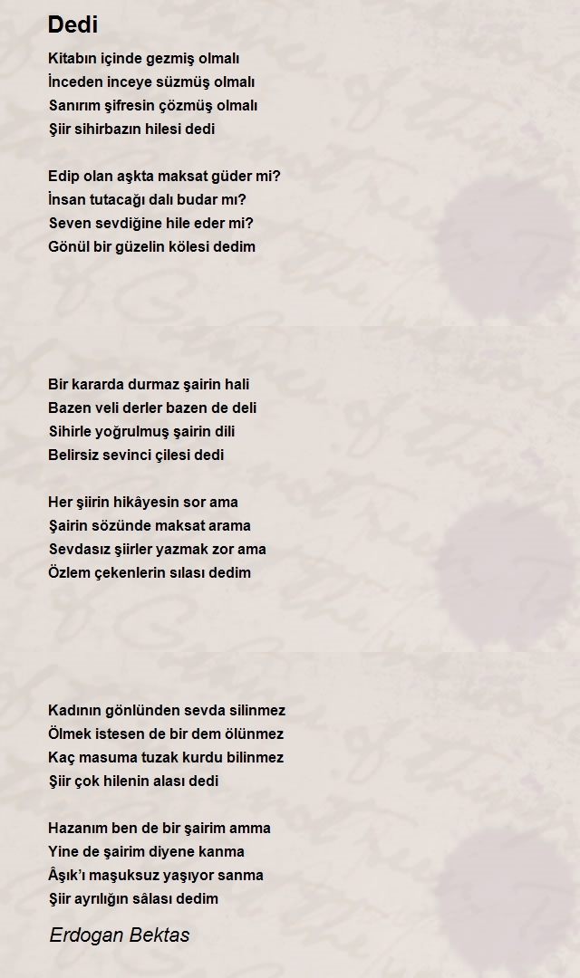 Erdogan Bektas