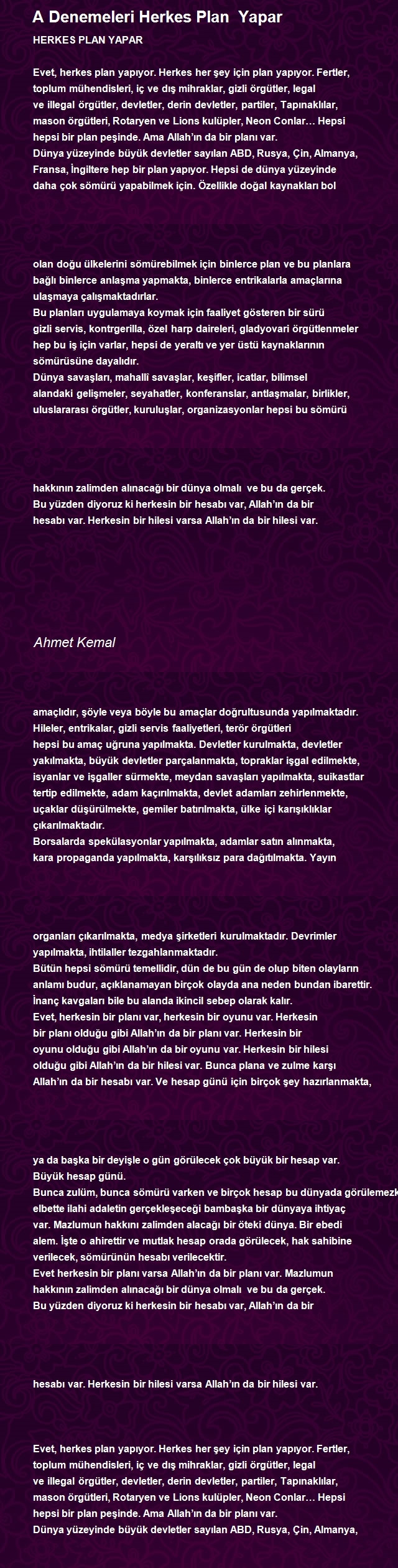 Ahmet Kemal