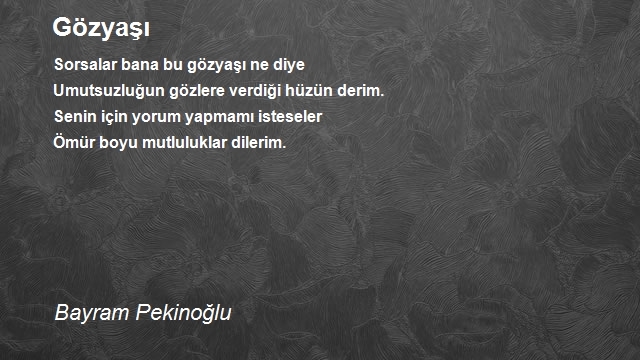 Bayram Pekinoğlu