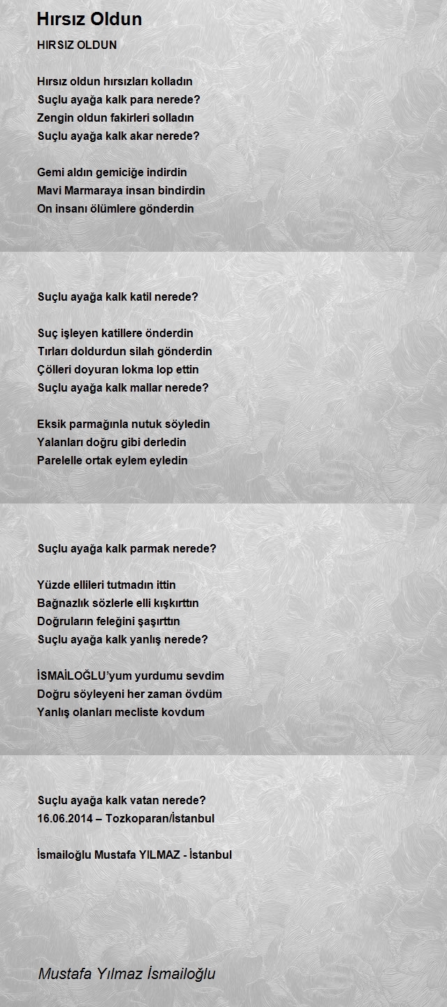 Mustafa Yılmaz İsmailoğlu