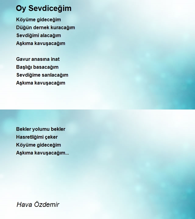 Hava Ersöz Şiirana