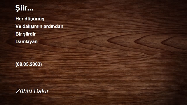 Zühtü Bakır