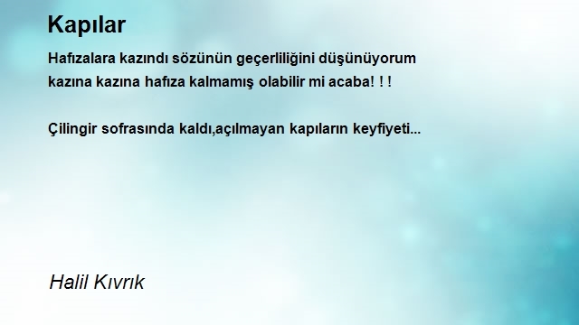 Halil Kıvrık