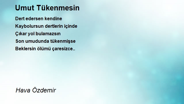 Hava Ersöz Şiirana