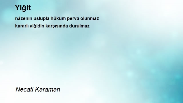 Necati Karaman