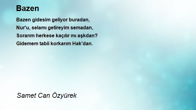 Samet Can Özyürek