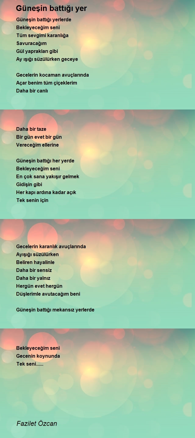Fazilet Özcan