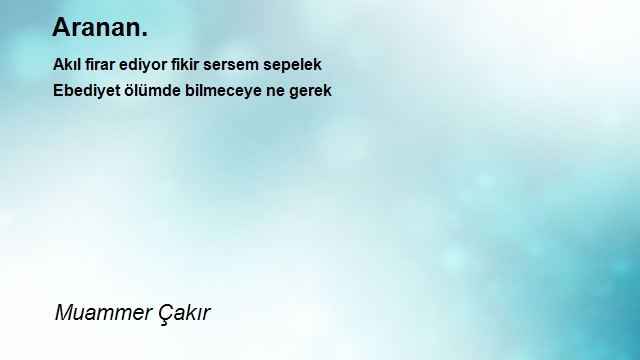 Muammer Çakır