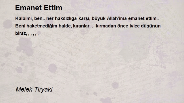 Kalbi Baharım