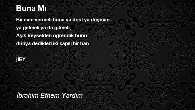 İbrahim Ethem Yardım