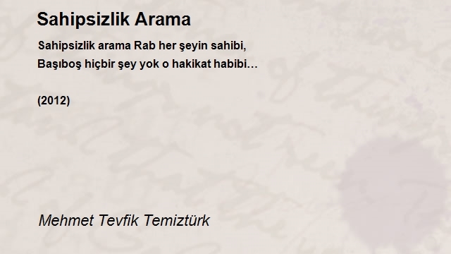 Mehmet Tevfik Temiztürk