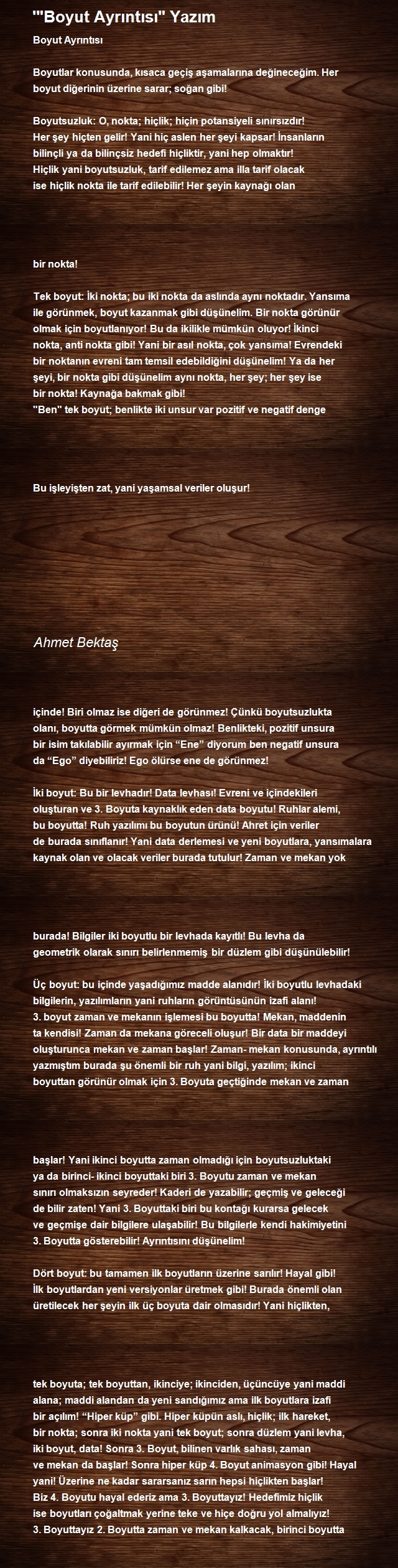 Ahmet Bektaş