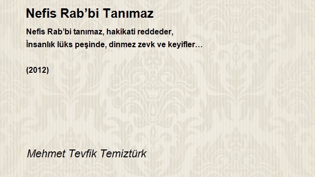 Mehmet Tevfik Temiztürk