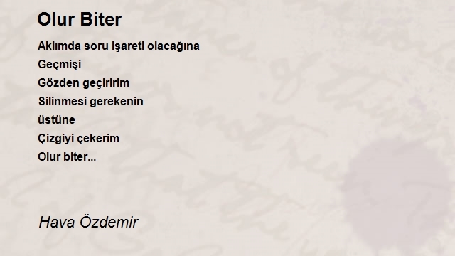 Hava Ersöz Şiirana