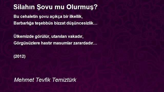 Mehmet Tevfik Temiztürk
