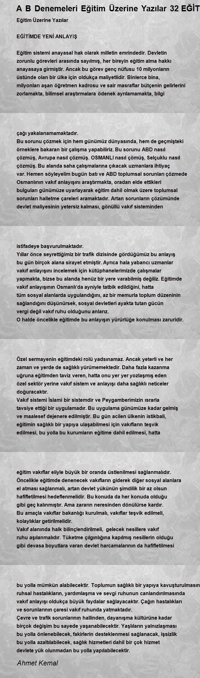 Ahmet Kemal