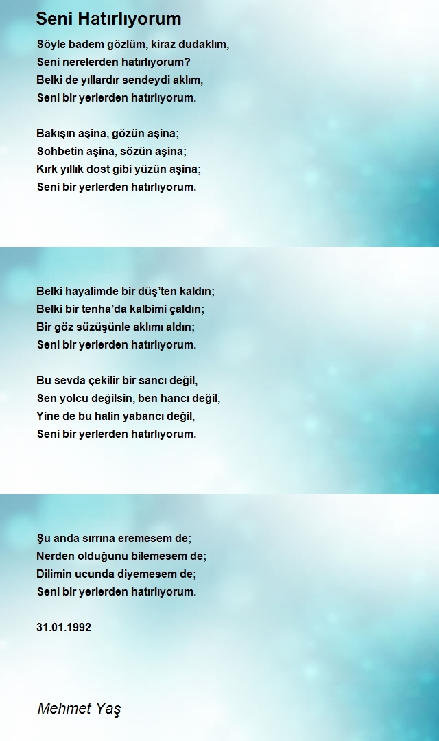 Mehmet Yaş