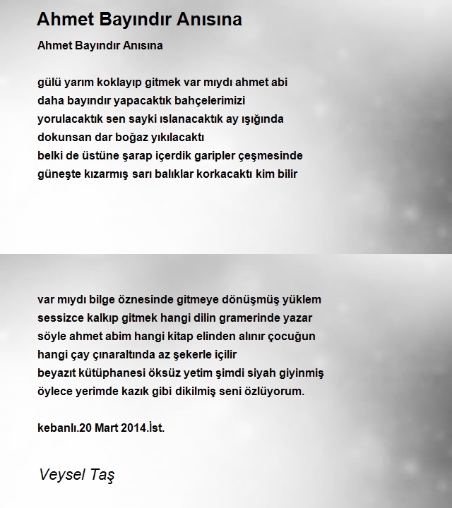 Veysel Taş