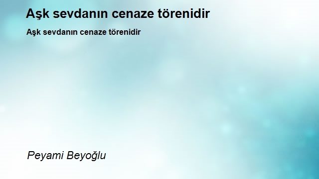 Peyami Beyoğlu