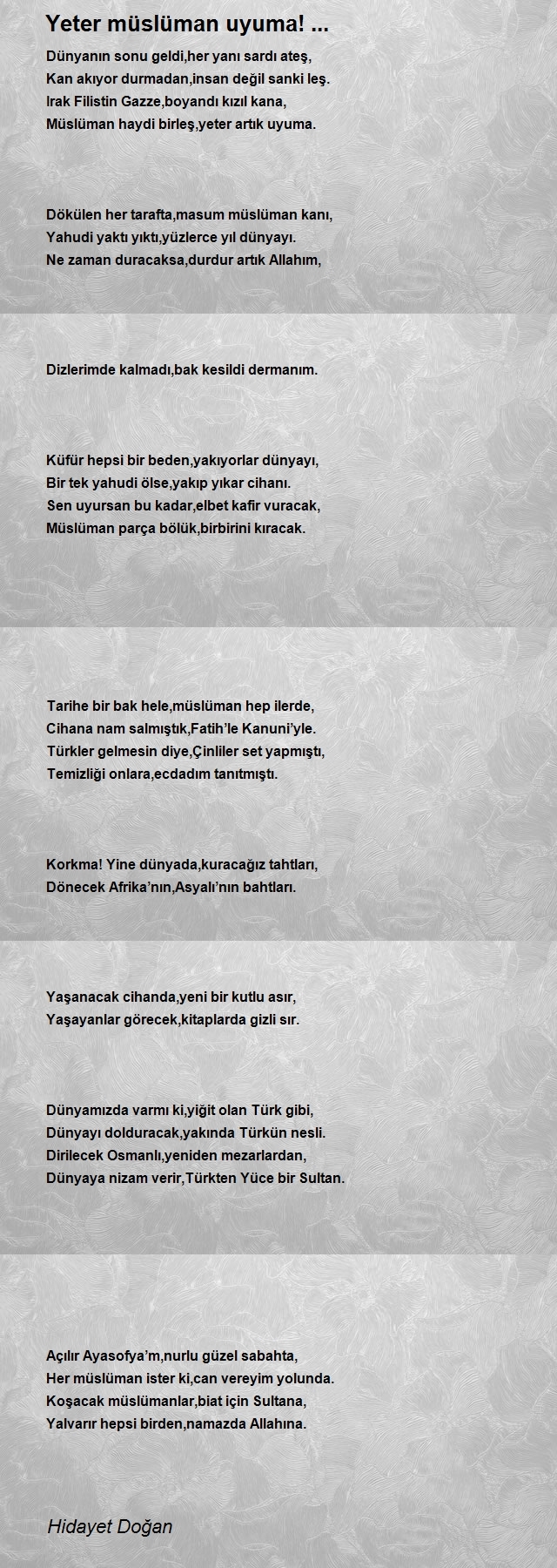 Hidayet Doğan Osmanoğlu