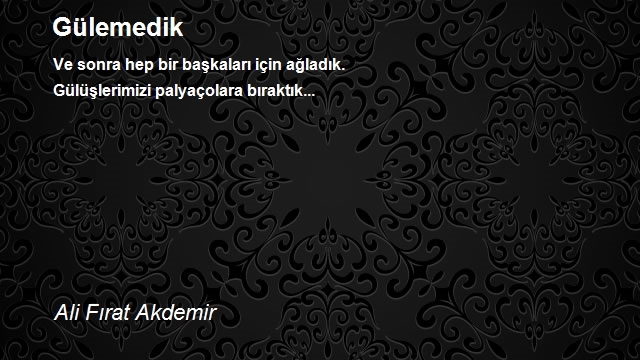 Ali Fırat Akdemir