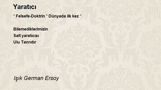 Işık German Ersoy