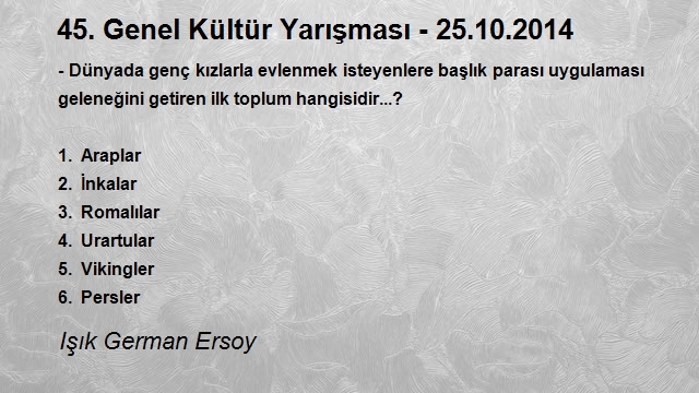 Işık German Ersoy