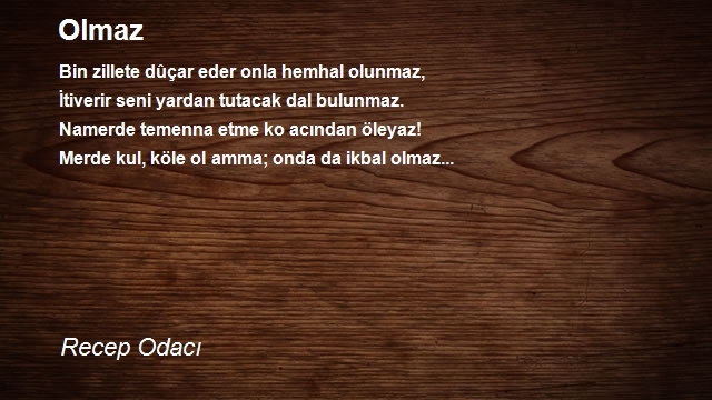 Recep Odacı