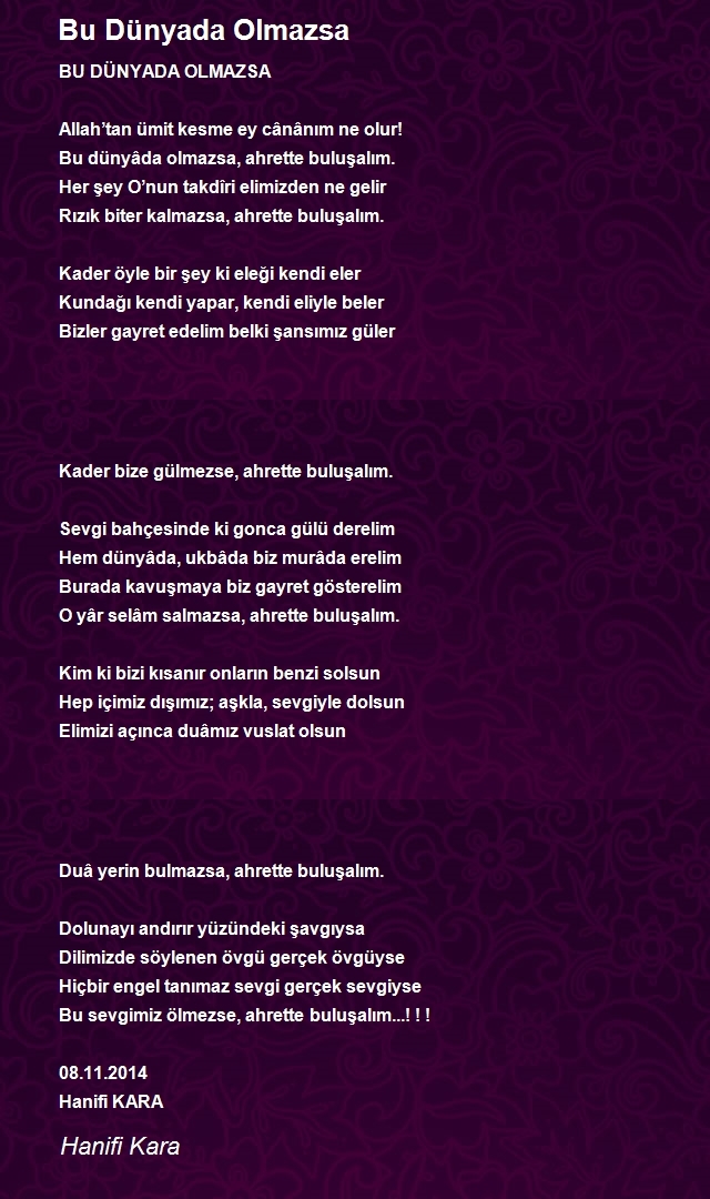 Hanifi Kara