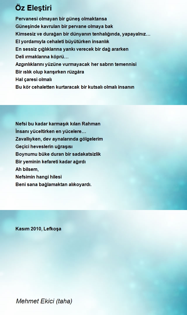 Mehmet Ekici (taha)