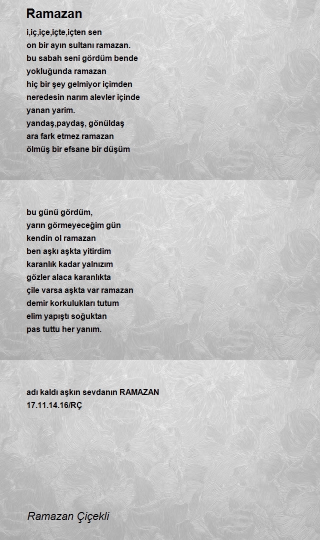 Ramazan Çiçekli